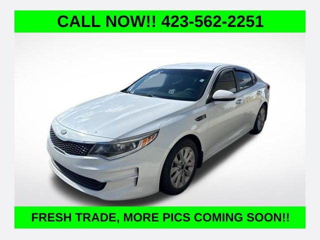 Snow White Pearl 2018 Kia Optima LX Sedan Front-Wheel Drive 6-Speed Automatic