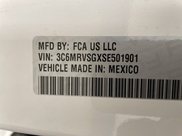 New 2025 Bright White Clearcoat Ram Super High Roof image 32
