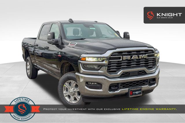 Diamond Black Crystal Pearlcoat 2026 RAM 2500 Pickup Truck Four-Wheel Drive 8-Speed Automatic