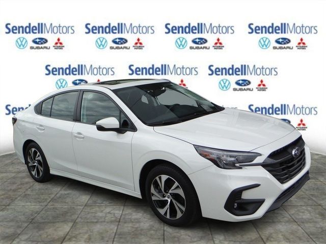 Crystal White Pearl 2024 Subaru Legacy Premium AWD Sedan All-Wheel Drive Continuously Variable Transmission
