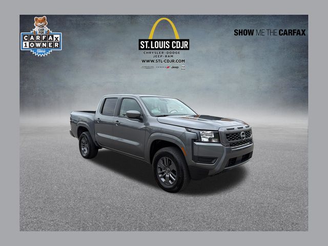 Gray (Gun Metallic) 2025 Nissan Frontier SV Crew Cab 4WD Pickup Truck Four-Wheel Drive 9-Speed Automatic Overdrive