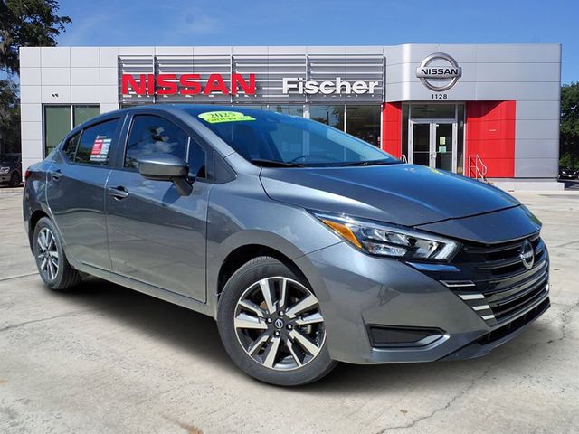Gray (Gun Metallic) 2025 Nissan Versa SV FWD Sedan Front-Wheel Drive Continuously Variable Transmission