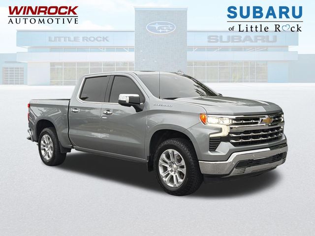 Sterling Gray Metallic 2025 Chevrolet Silverado 1500 Pickup Truck Four-Wheel Drive Automatic