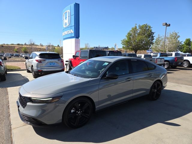 Urban Gray 2025 Honda Accord Hybrid Sport-L FWD Sedan Front-Wheel Drive Continuously Variable Transmission