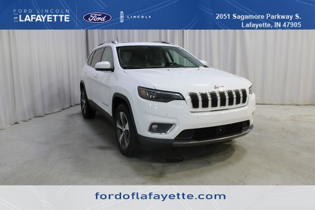 Bright White Clearcoat 2021 Jeep Cherokee Limited 4WD SUV / Crossover Four-Wheel Drive 9-Speed Automatic
