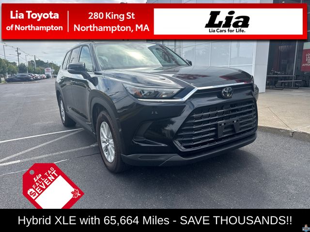 Midnight Black Metallic 2025 Toyota Grand Highlander Hybrid SUV / Crossover All-Wheel Drive Continuously Variable Transmission