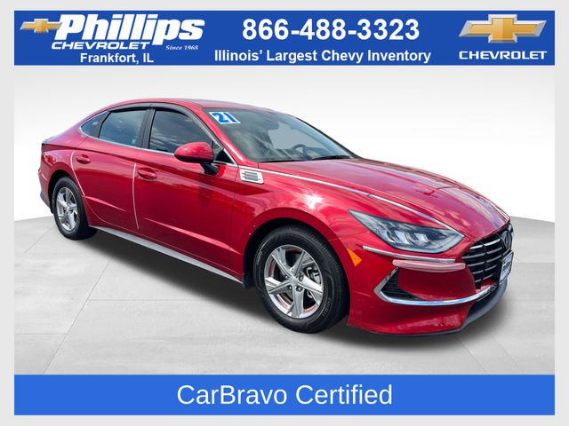 Calypso Red 2021 Hyundai Sonata SE FWD Sedan Front-Wheel Drive 8-Speed Automatic Overdrive