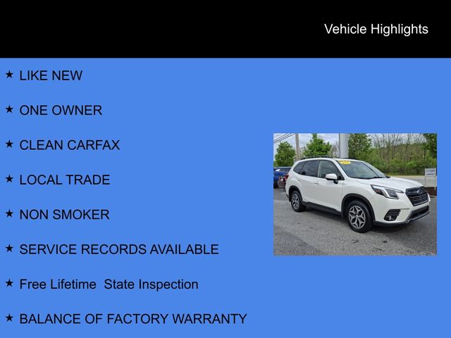 2023 Subaru Forester Premium White at South Hills Kia