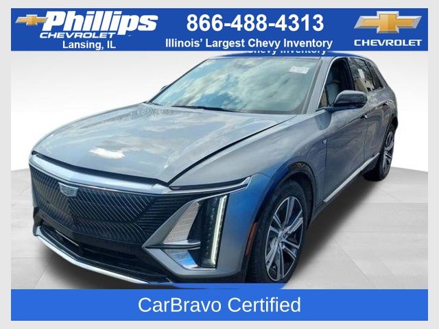 Argent Silver Metallic 2024 Cadillac LYRIQ Luxury 1 AWD SUV / Crossover All-Wheel Drive 1-Speed Automatic