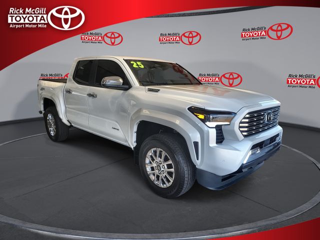 White (Wind Chill Pearl) 2025 Toyota Tacoma Limited Double Cab 4WD Pickup Truck Four-Wheel Drive 8-Speed Automatic