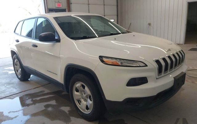 Bright White Clearcoat 2017 Jeep Cherokee Sport 4WD SUV / Crossover Four-Wheel Drive 9-Speed Automatic