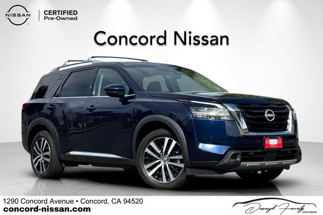 Deep Ocean Blue Pearl 2023 Nissan Pathfinder SUV / Crossover Front-Wheel Drive 9-Speed Automatic