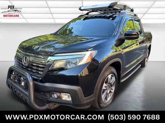 Black 2017 Honda Ridgeline Pickup Truck All-Wheel Drive 6-Speed Automatic