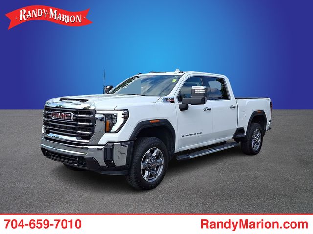 Summit White 2025 GMC Sierra 2500HD Pickup Truck Four-Wheel Drive Automatic