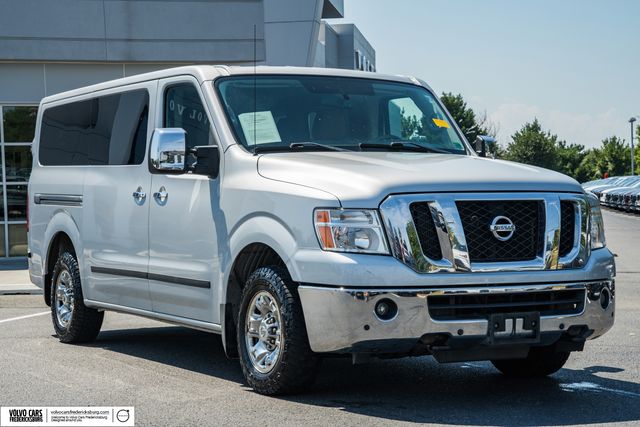 Brilliant Silver 2018 Nissan NV Passenger Van Rear-Wheel Drive 7-Speed Automatic