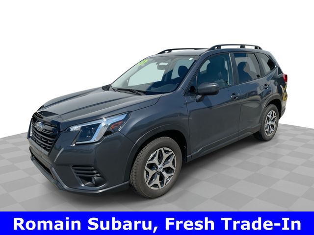 Magnetite Gray Metallic 2023 Subaru Forester Premium Crossover AWD SUV / Crossover All-Wheel Drive Continuously Variable Transmission
