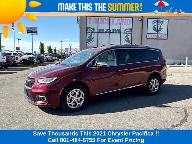 Velvet Red Pearlcoat 2021 Chrysler Pacifica Minivan All-Wheel Drive 9-Speed Automatic