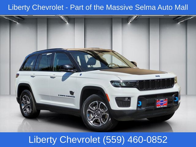 Bright White Clearcoat 2023 Jeep Grand Cherokee 4xe SUV / Crossover Four-Wheel Drive 8-Speed Automatic