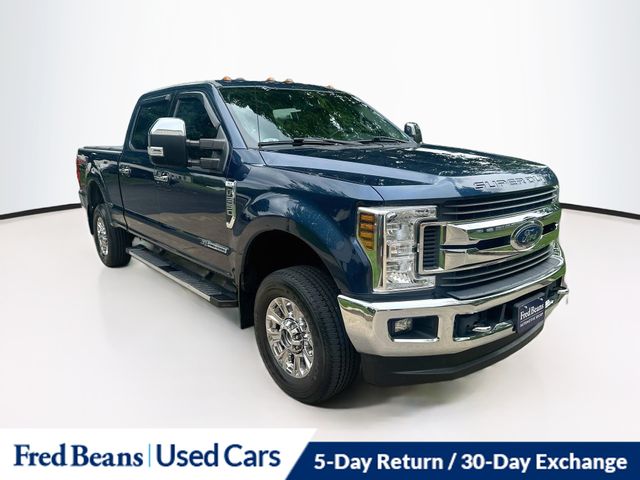 Blue 2018 Ford F-250 Super Duty Pickup Truck Four-Wheel Drive 6-Speed Automatic