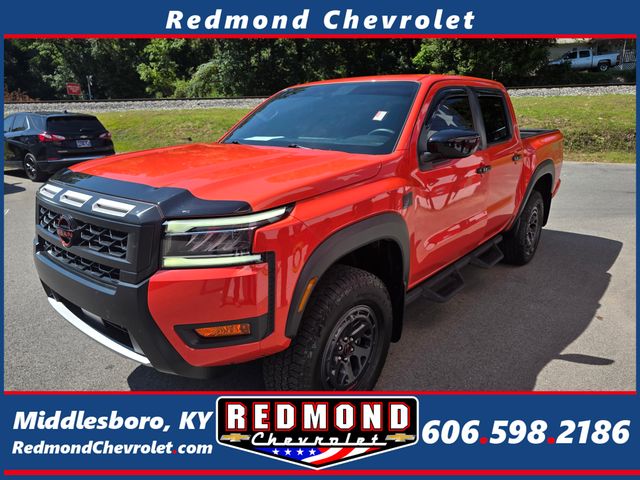 Afterburn Orange 2025 Nissan Frontier Pickup Truck Four-Wheel Drive 9-Speed Automatic Overdrive