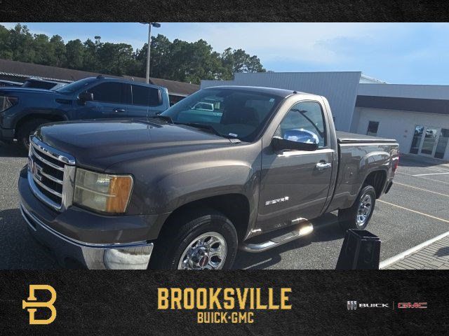 Gray (Mocha Steel Metallic) 2013 GMC Sierra 1500 Pickup Truck 4X2 4-Speed Automatic Overdrive