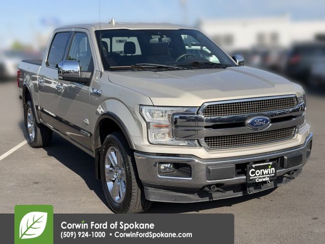 Brown (Beige) 2018 Ford F-150 Pickup Truck Four-Wheel Drive Automatic