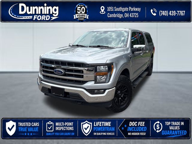 Iconic Silver Metallic 2023 Ford F-150 Pickup Truck Four-Wheel Drive Automatic
