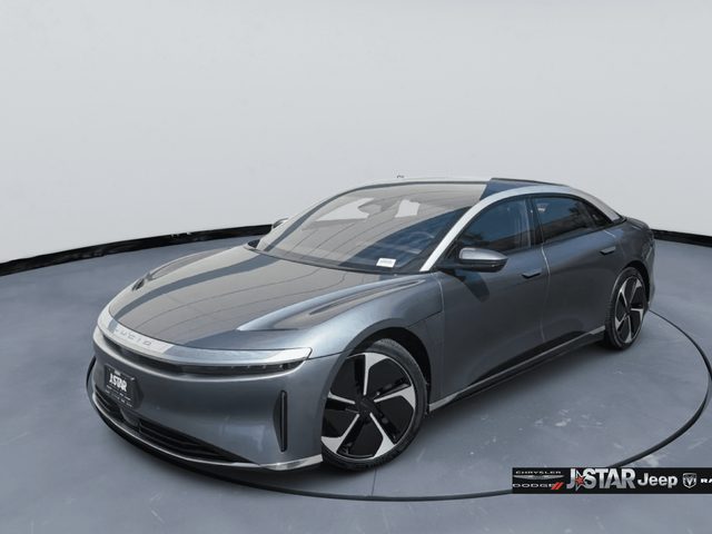 Gray (Quantum Grey Metallic) 2025 Lucid Air Sedan All-Wheel Drive 1-Speed Automatic