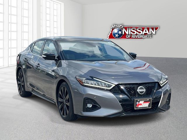 Gray (Gun Metallic) 2023 Nissan Maxima Sedan Front-Wheel Drive Continuously Variable Transmission