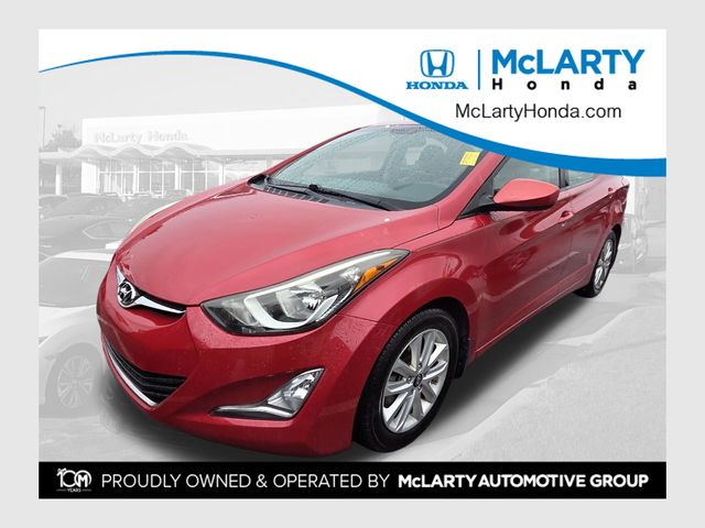 Geranium Red 2016 Hyundai Elantra Sedan Front-Wheel Drive 6-Speed Automatic