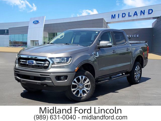 Gray Metallic 2023 Ford Ranger Pickup Truck Four-Wheel Drive Automatic