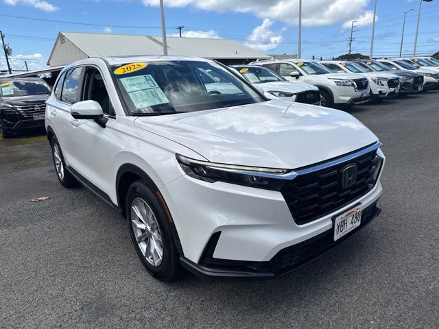 Platinum White 2025 Honda CR-V SUV / Crossover Front-Wheel Drive Continuously Variable Transmission