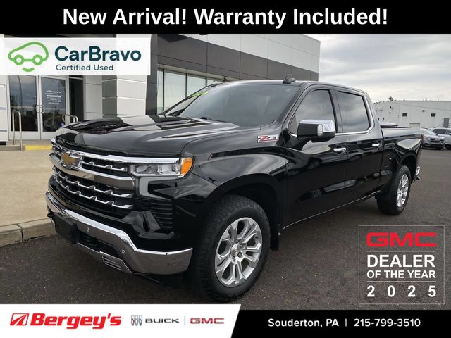 Black 2022 Chevrolet Silverado 1500 Pickup Truck Four-Wheel Drive Automatic