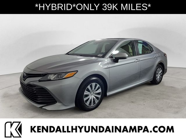 Celestial Silver Metallic 2020 Toyota Camry Hybrid LE FWD Sedan Front-Wheel Drive Continuously Variable Transmission