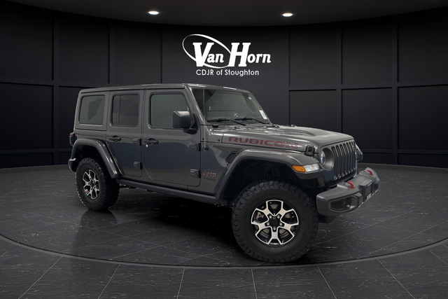 Used 2021 Granite Crystal Metallic Clearcoat Jeep Unlimited Rubicon image 41