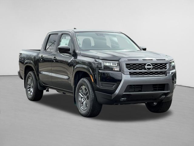 Super Black 2026 Nissan Frontier SV Crew Cab 4WD Pickup Truck Four-Wheel Drive 9-Speed Automatic Overdrive