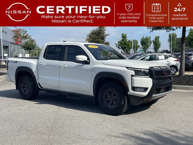 Glacier White 2026 Nissan Frontier Pickup Truck 4X2 9-Speed Automatic Overdrive