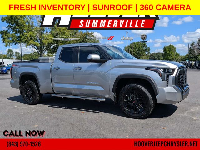 Celestial Silver Metallic 2022 Toyota Tundra Pickup Truck Four-Wheel Drive Automatic