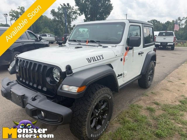 Bright White Clearcoat 2022 Jeep Wrangler SUV / Crossover Four-Wheel Drive 6-Speed Manual