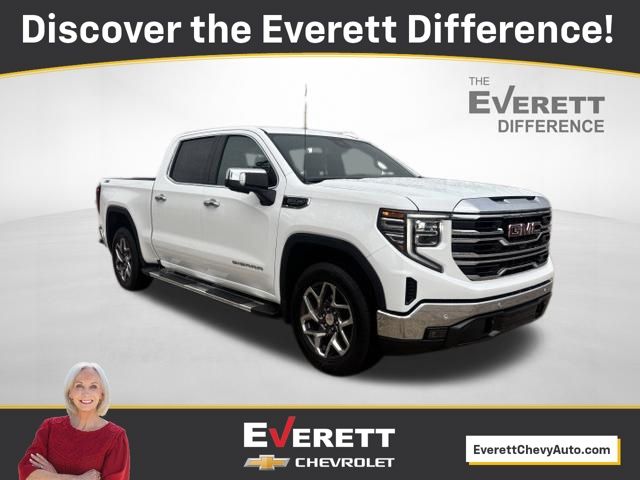 Summit White 2024 GMC Sierra 1500 Pickup Truck Four-Wheel Drive Automatic