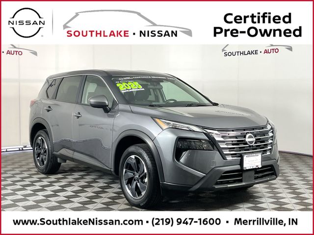 Gray (Gun Metallic) 2025 Nissan Rogue SV AWD SUV / Crossover All-Wheel Drive Continuously Variable Transmission