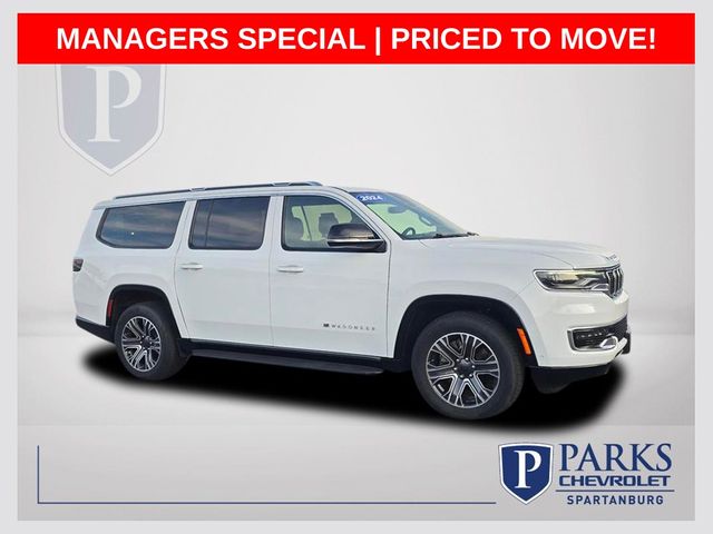 Bright White Clearcoat 2024 Jeep Wagoneer L Series II RWD SUV / Crossover 4X2 8-Speed Automatic