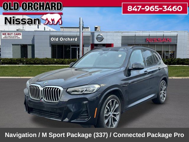 Carbon Black Metallic 2022 BMW X3 xDrive30i AWD SUV / Crossover All-Wheel Drive 8-Speed Automatic