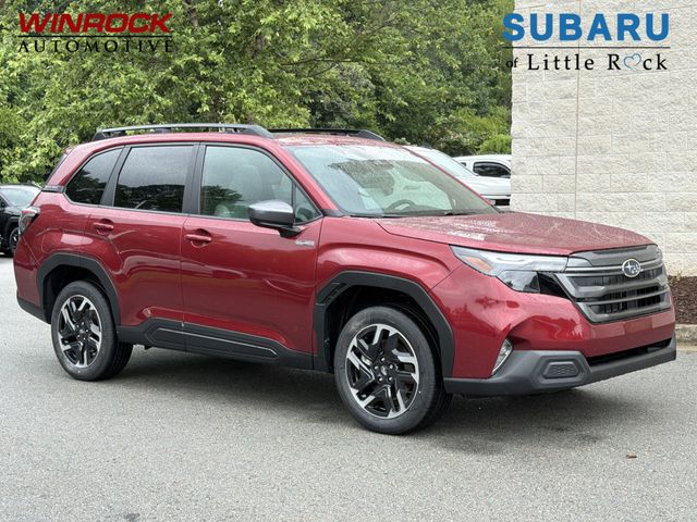 Crimson Red 2026 Subaru Forester Hybrid Premium AWD SUV / Crossover All-Wheel Drive Continuously Variable Transmission