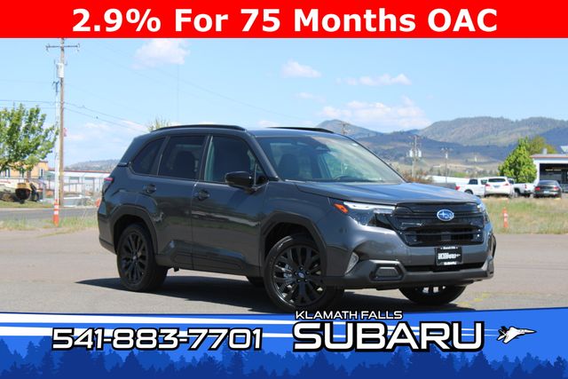 Gray Metallic 2026 Subaru Forester Sport Crossover AWD SUV / Crossover All-Wheel Drive Continuously Variable Transmission