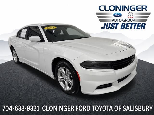 White 2022 Dodge Charger Sedan Rear-Wheel Drive 8-Speed Automatic