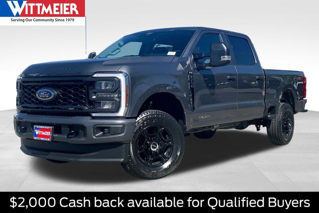 Gray Metallic 2026 Ford F-250 Super Duty Pickup Truck Four-Wheel Drive Automatic