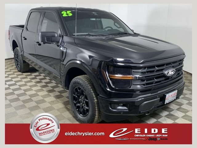 Agate Black Metallic 2025 Ford F-150 Pickup Truck Four-Wheel Drive Automatic
