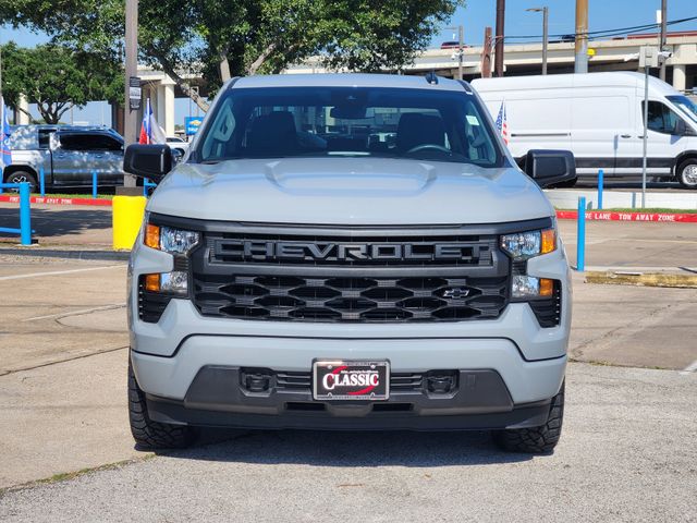 2024 Chevrolet Silverado 1500 Custom Gray at Traditions Chevrolet