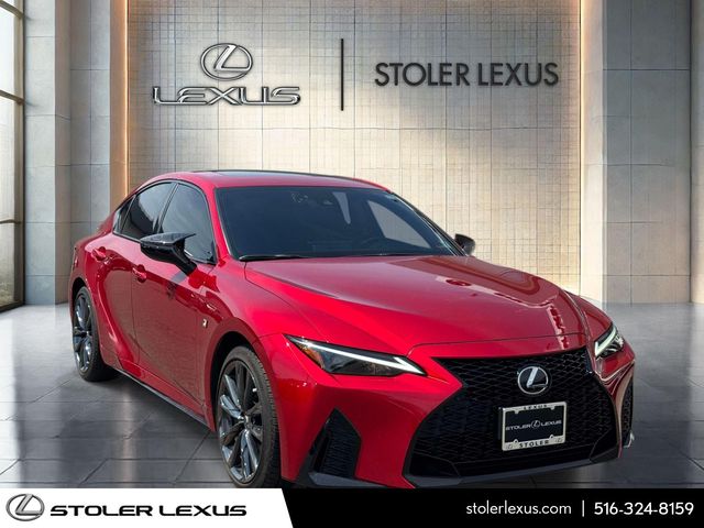 Red Metallic 2025 Lexus IS 350 F Sport 3 AWD Sedan 6-Speed Automatic